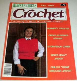 WOMENS CIRCLE CROCHET MAGAZINE ~ FALL 1985 ~ EXCELLENT PATTERNS 