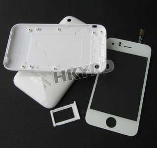 White Back housing+Touch Glass digitizer For iphone 3gs 16GB/32GB (1/2 
