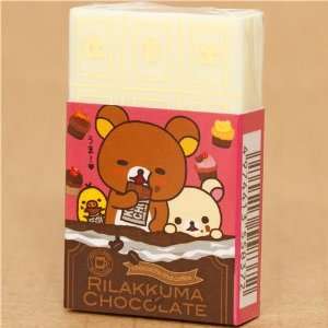  cute Rilakkuma bear eraser chocolate & coffee Toys 