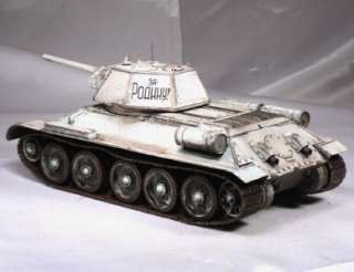 35 Built Russian Soviet T34 76 Tank Winter T34/76 43  