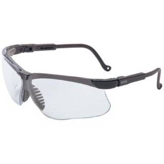 Uvex S3200X Genesis Safety Eyewear, Black Frame, Clear UV Extreme Anti 