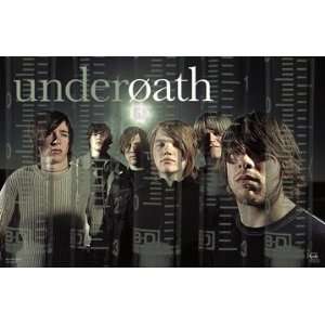  Underoath Under Oath Band Shot Measure Poster Light 