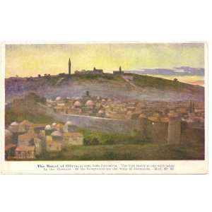   Postcard Nelsons Bible Series The Mount of Olives Jerusalem Israel