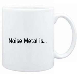  Mug White  Noise Metal IS  Music
