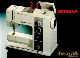 Bernina 930 Sewing Machine Manual in PDF format on CD  