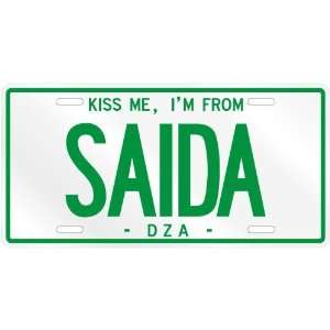   ME , I AM FROM SAIDA  ALGERIA LICENSE PLATE SIGN CITY