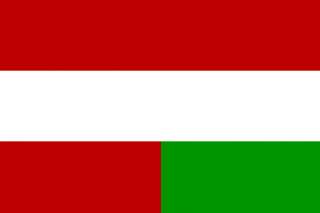 Austria Hungary Compromise Flag, 1869 1918]