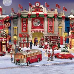 Tampa Bay Buccaneers Collectible Christmas Village 