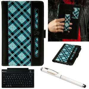 Blue Checkered Plaid Design Dauphine Edition Protective 
