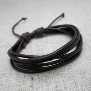 Simple and stylish eight layer Leather Strap bracelet 88  