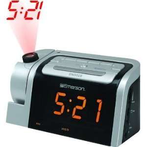  Emerson SmartSet Dual Alarm Clock With Time Projection 