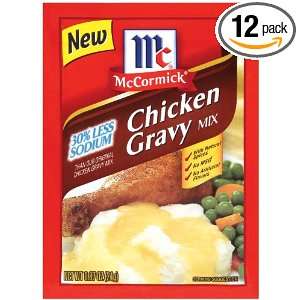 McCormick Chicken, Less Sodium Mix, 0.87 Ounce (Pack of 12)
