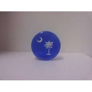  Fenton Palmetto Tree Colbat Paperweight 