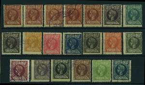 SPANISH FERNANDO POO 1899 Curly Head full set   only 500 issued 