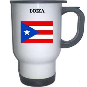  Puerto Rico   LOIZA White Stainless Steel Mug 