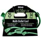 Coleman Cable Woods 3030 14/3 Cord Runner Multi Outlet Extension Cord 