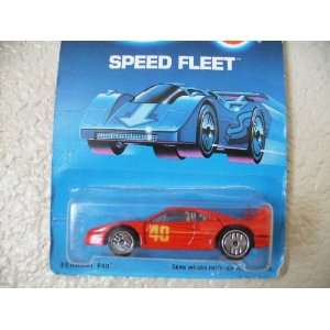   Fleet #1468 Red W/yellow Ferrari Tampos, W/ultra Hots Toys & Games