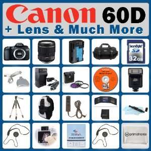  with Canon EF S 15 85 f/3.5 5.6 IS Lenses W/32GB SDHS Memory + 1 