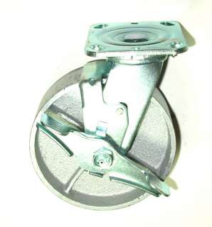 New Solid Semi Steel Swivel Caster with 6 x 2 Wheel with Side Lock 