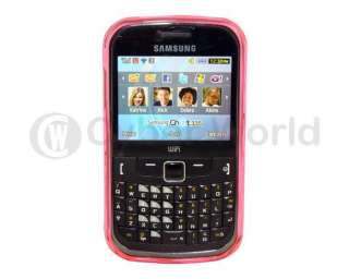 PINK Gel Case Cover Skin For Samsung CHAT 335 S3350  