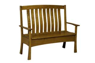 Amish Bench Wooden Wood Entry Benches Storage Seat New  