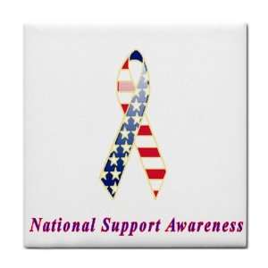  National Support Awareness Ribbon Tile Trivet Everything 