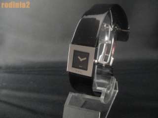  Chanel Ladies Matelassee SS Case & Patent Leather Band Quartz Watch 