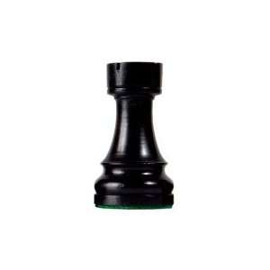   Black Rook 2 1/4 Wood Replacement Chess Piece #REP0104 Toys & Games