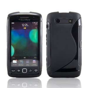   Blackberry 9860 Torch Touch Black S Wave Hydro Gel Protective Case