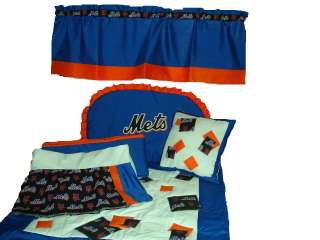 Baby Nursery Crib Bedding Set w/NY Mets fabric NEW YORK  