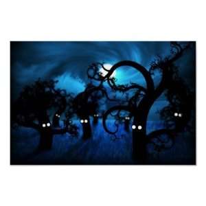 Full Moon in The Midnight Forest Posters