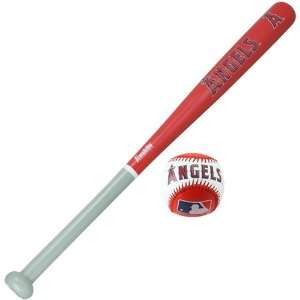   of Anaheim Wood Bat & Soft Strike Baseball Set