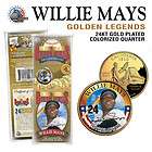 WILLIE MAYS Giants Promo GOLD US Mint State Quarter