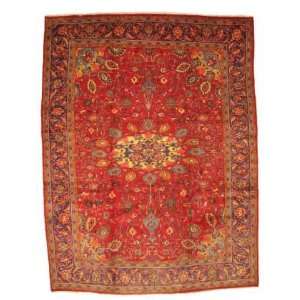    9x12 Hand Knotted Mahal Persian Rug   97x128