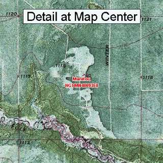  USGS Topographic Quadrangle Map   Manitou, Minnesota 
