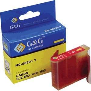 G&G BJI 201Y Canon BJC 600 Yellow High Capacity Ink Electronics