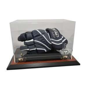 Chicago Blackhawks 2010 Stanley Cup Champs Hockey Player Glove Display 