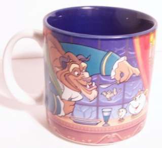 Disney Beauty and the Beast Coffee Mug Cup Movie Scene  