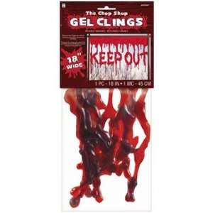   Keep Out Bloody Gel Cling