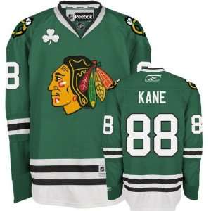 Chicago Blackhawks Jersey #88 Patrick Kane Green Hockey Authentic 