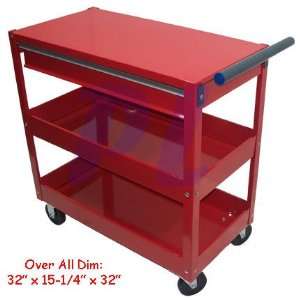  3 Trays Mig Tig Welding Service Cart with 1 Drawer