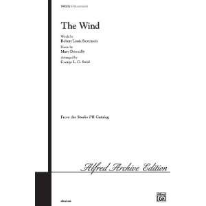 The Wind Choral Octavo Choir Words by Robert Louis Stevenson / music 