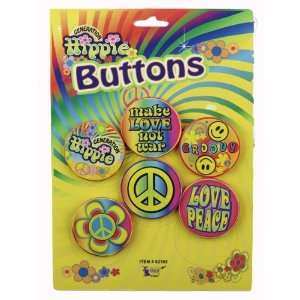  Hippie Button 6Pc Beauty