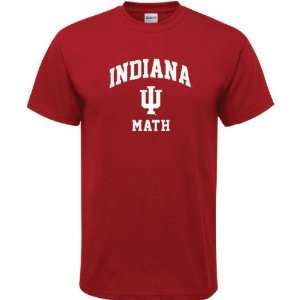    Indiana Hoosiers Cardinal Red Math Arch T Shirt