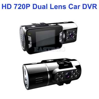   Dual Lens Car Camera Dual Memory Card Night Vision Video Recorder DVR
