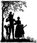 silhouette family rubber stamp cling mounted 2 5x3 $ 6
