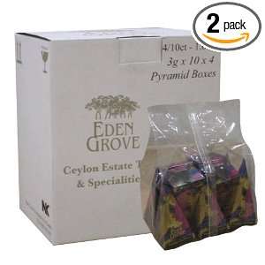 Eden Grove Herbal Blends Paradise, 40 count Pyramid Tea Bags, 2.8 