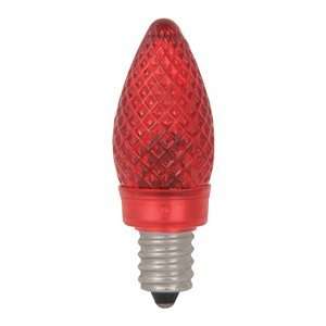  TCP 1w LED Red Candelabra C7 Bulb  LC7RD