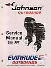 1997 Omc Evinrude Johnson 150 FFI Outboard Service Manual New