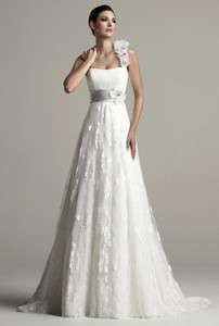   custom white lace bridal bridesmaid wedding evening dress ball gown